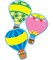 Carson Dellosa 36-Piece Hot Air Balloon Decorations, Colorful Cardstock Cutouts for Back to School, Bulletin Board, Name Tags, Classroom Decor, Teacher Supplies for Elementary and Preschool